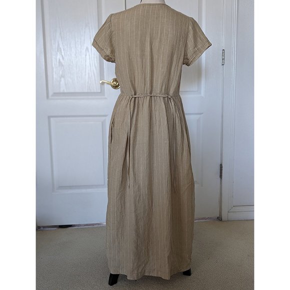 Pyne & Smith no. 16 in Creme Pinstripe, size Small - Picture 2 of 8